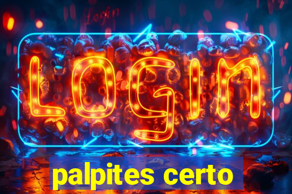 palpites certo